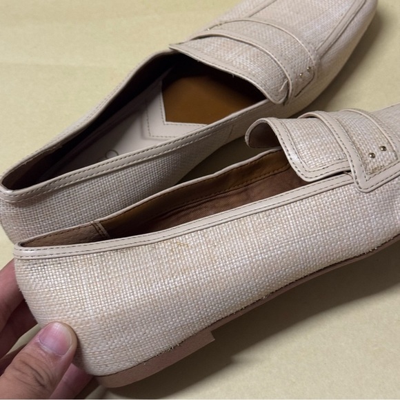 Franco Sarto Ashter Loafer Flat Square Toe Oatmeal - Picture 8 of 10